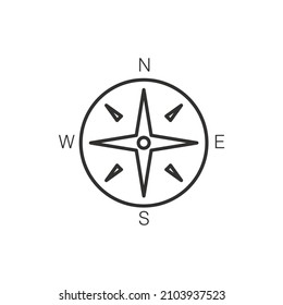 Arrow Compass icons  symbol vector elements for infographic web