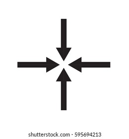 Arrow compress icon