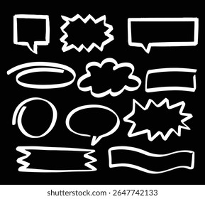 Arrow crayon brush doodle chalk line stroke. Sketch pencil texture line scribble arrow icon. Hand drawn grunge crayon brush sketch direction element on chalkboard. Vector illustration