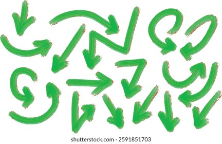 arrow crayon pencil pastel chalk line color hand vector element brush illustration drawn circle texture fun cute doodle frame design sketch scribble underline check marker childish charcoal pen