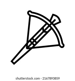 Pfeilsymbol der Querbogenlinie, Vektorgrafik. Pfeilsymbol. isoliertes Kontursymbol