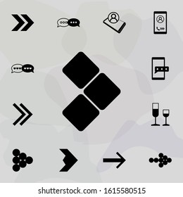 Arrow cubes icon. Web icons universal set for web and mobile