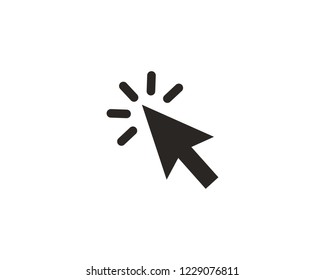 Arrow cursor click icon sign symbol