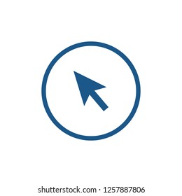 Arrow cursor click icon sign symbol