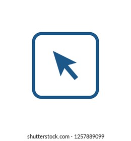 Arrow cursor click icon sign symbol