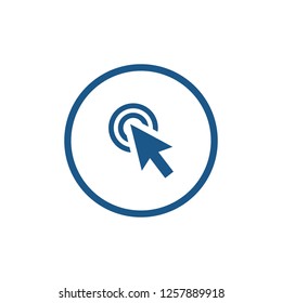 Arrow cursor click icon sign symbol