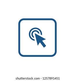 Arrow cursor click icon sign symbol