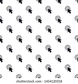 Arrow cursor click pattern seamless vector repeat geometric for any web design