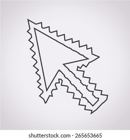 Arrow cursor Icon 