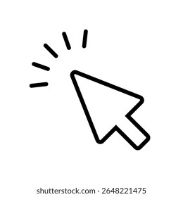 Arrow cursor icon to quick point