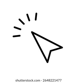 Arrow cursor icon to quick point