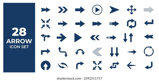 arrow and cursor icon set for web use 