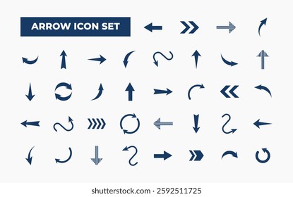 arrow and cursor icon set for web use 