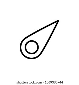 arrow, cursor icon. Simple thin line, outline vector of Arrows icons for UI and UX, website or mobile application