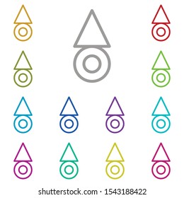 arrow, cursor icon. Simple thin line, outline vector element of Arrow icons set for UI and UX, website or mobile application on white background