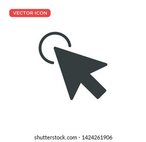Arrow Cursor Icon Vector Illustration Design