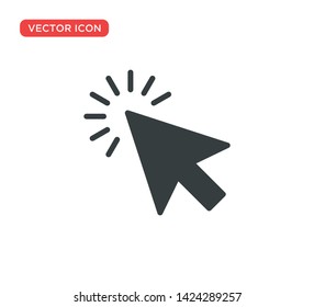 Arrow Cursor Icon Vector Illustration Design