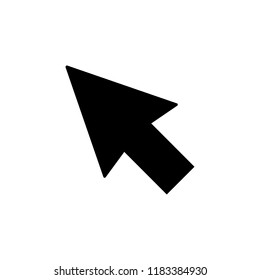 Arrow cursor icon vector. symbol for web site Computer and mobile vector.