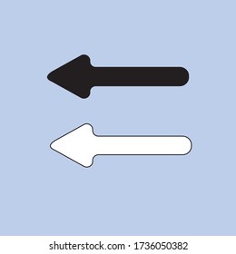 arrow, cursor illustration, web vector icon 