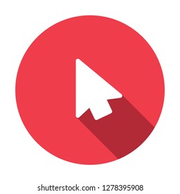 Arrow cursor mouse pointer select icon. Vector illustration