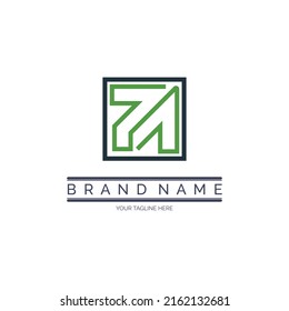 Arrow cursor outline logo template design vector for brand or company and other