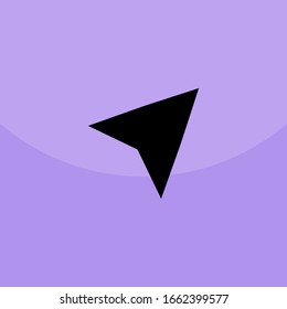 Arrow cursor, pointer icon, vector illustration.