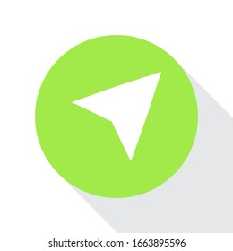 Arrow cursor, pointer icon, vector illustration.