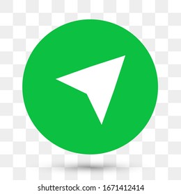 Arrow cursor, pointer icon, vector illustration.