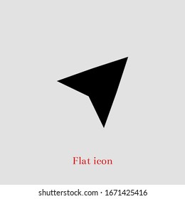 Arrow cursor, pointer icon, vector illustration.