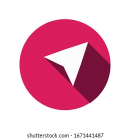 Arrow cursor, pointer icon, vector illustration.