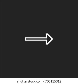 arrow cursor pointer icon vector