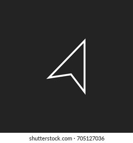 arrow cursor pointer icon vector