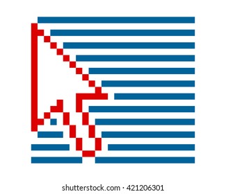 arrow cursor pointer mouse internet web network image vector