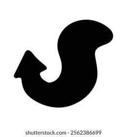 Arrow And Cursor Sign And Symbol. Simple arrows isolated on white background. Arrow mark icons.