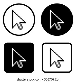 arrow cursor  - vector icon