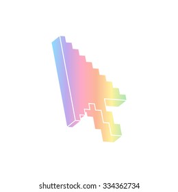 arrow cursor -  vector icon