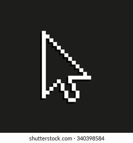 arrow cursor - vector icon