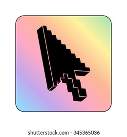 arrow cursor - vector icon