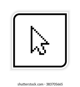 arrow cursor  - vector icon