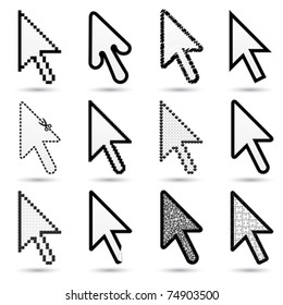 arrow cursors (hand cursors in my gallery)