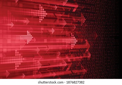 arrow cyber circuit future technology concept background
