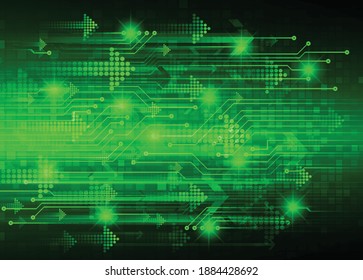 scharfer Cyberkreis-Technologiehintergrund