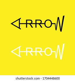 arrow design art for logo icon 