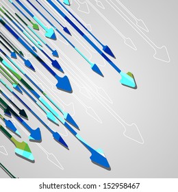 Arrow design background, dynamic illustration.