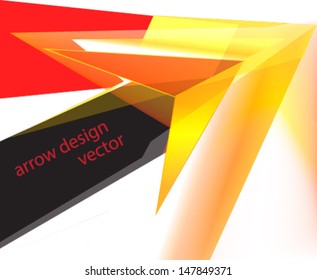 arrow design background red orange and yellow