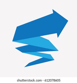 Arrow design for infographics, diagram, graph, presentation and chart. Business concept. Modern options banner.