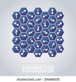 Arrow Design for Infographics or Webdesigns