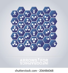 Arrow Design for Infographics or Webdesigns