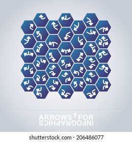 Arrow Design for Infographics or Webdesigns