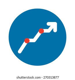 arrow design over white background vector illustration